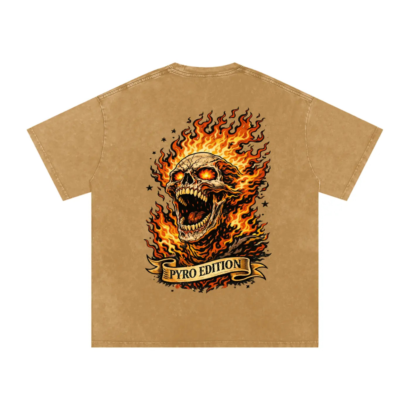 Snow Washed Oversized Cotton T-Shirt ODMPOD