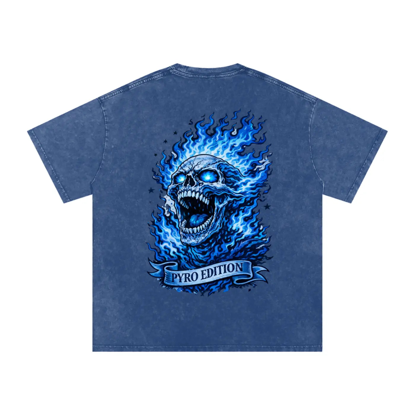 Snow Washed Oversized Cotton T-Shirt ODMPOD