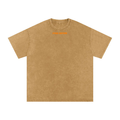 Snow Washed Oversized Cotton T-Shirt ODMPOD