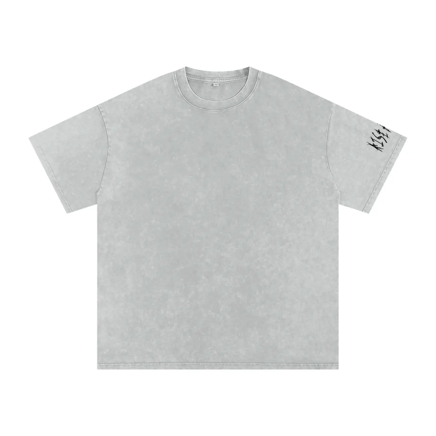 Snow Washed Oversized Cotton T-Shirt ODMPOD