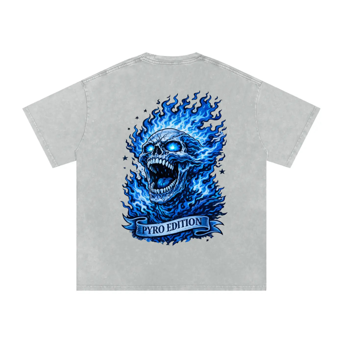 Snow Washed Oversized Cotton T-Shirt ODMPOD