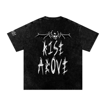 Snow Washed Oversized Cotton T-Shirt ODMPOD