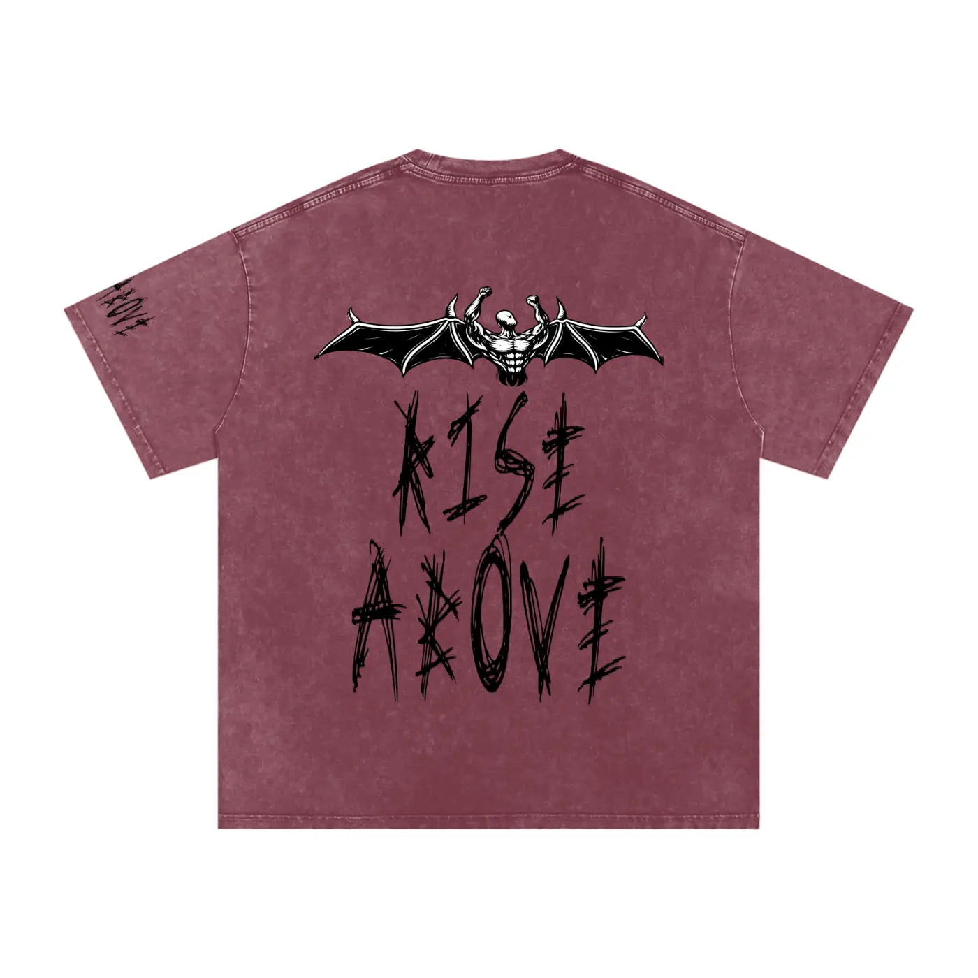 Snow Washed Oversized Cotton T-Shirt ODMPOD