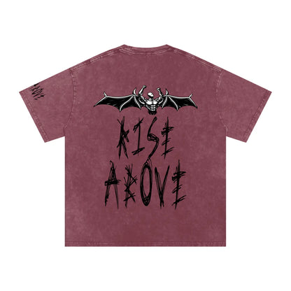 Snow Washed Oversized Cotton T-Shirt ODMPOD