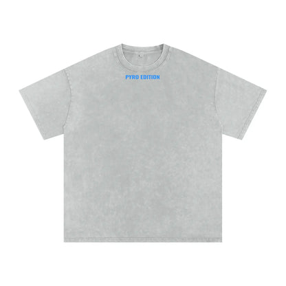Snow Washed Oversized Cotton T-Shirt ODMPOD