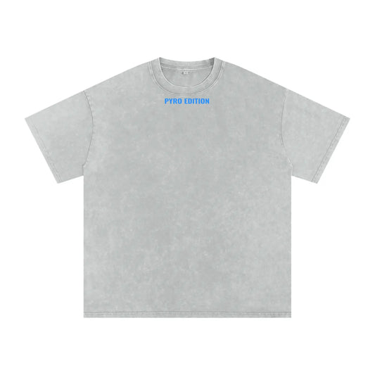 Snow Washed Oversized Cotton T-Shirt ODMPOD