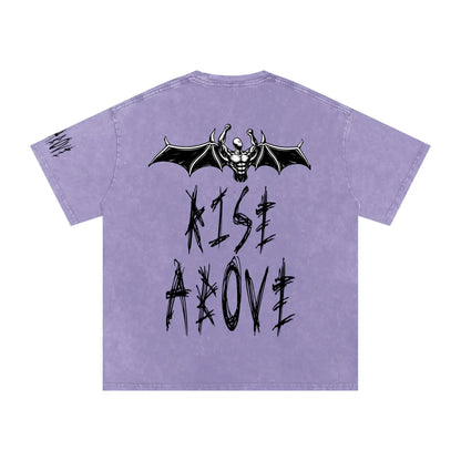 Snow Washed Oversized Cotton T-Shirt ODMPOD