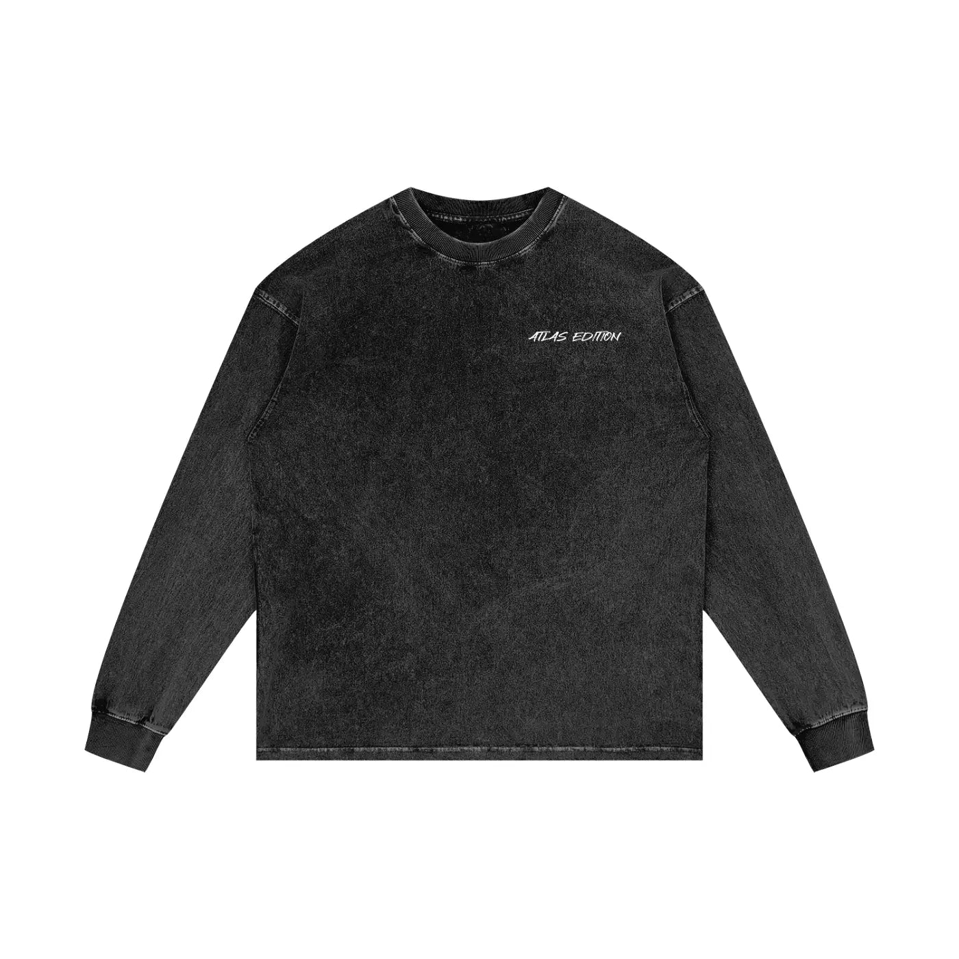 Acid Wash Oversize Long Sleeve T-Shirt ODMPOD
