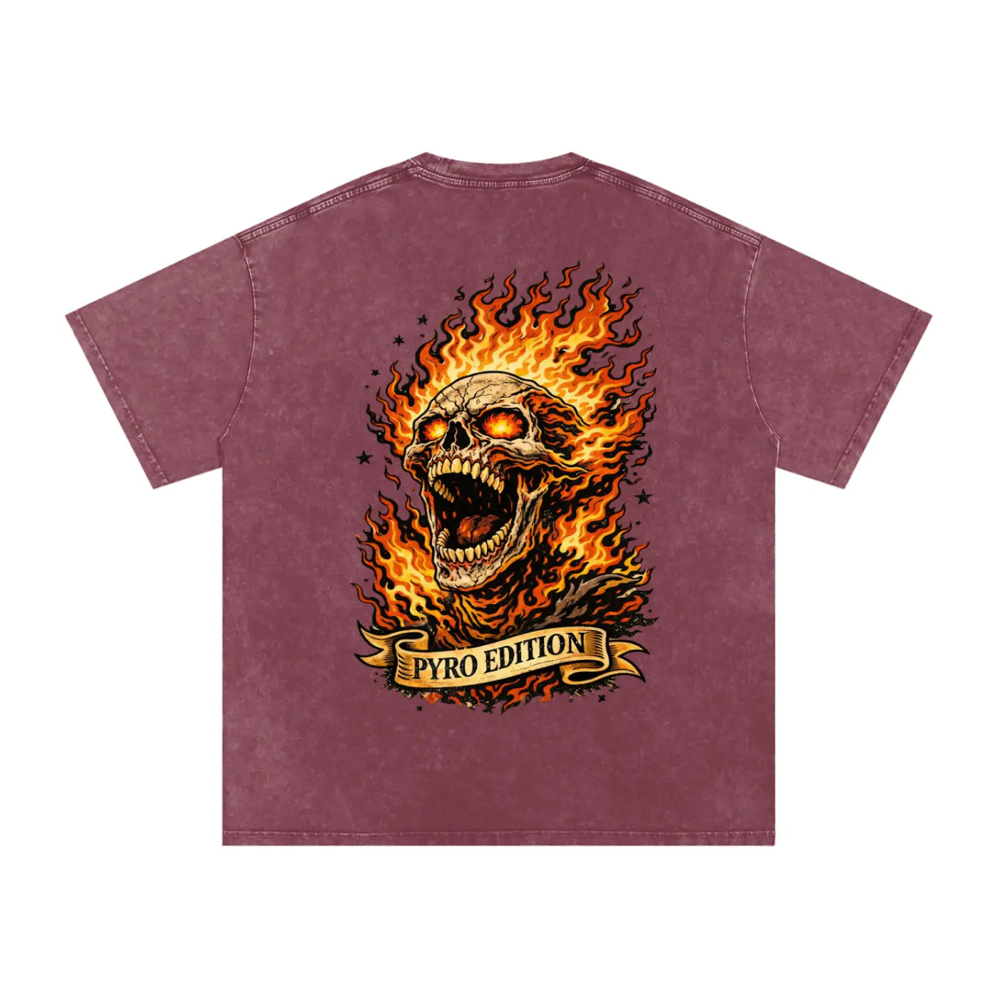 Snow Washed Oversized Cotton T-Shirt ODMPOD