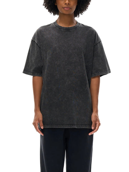 Snow Washed Oversized Cotton T-Shirt ODMPOD