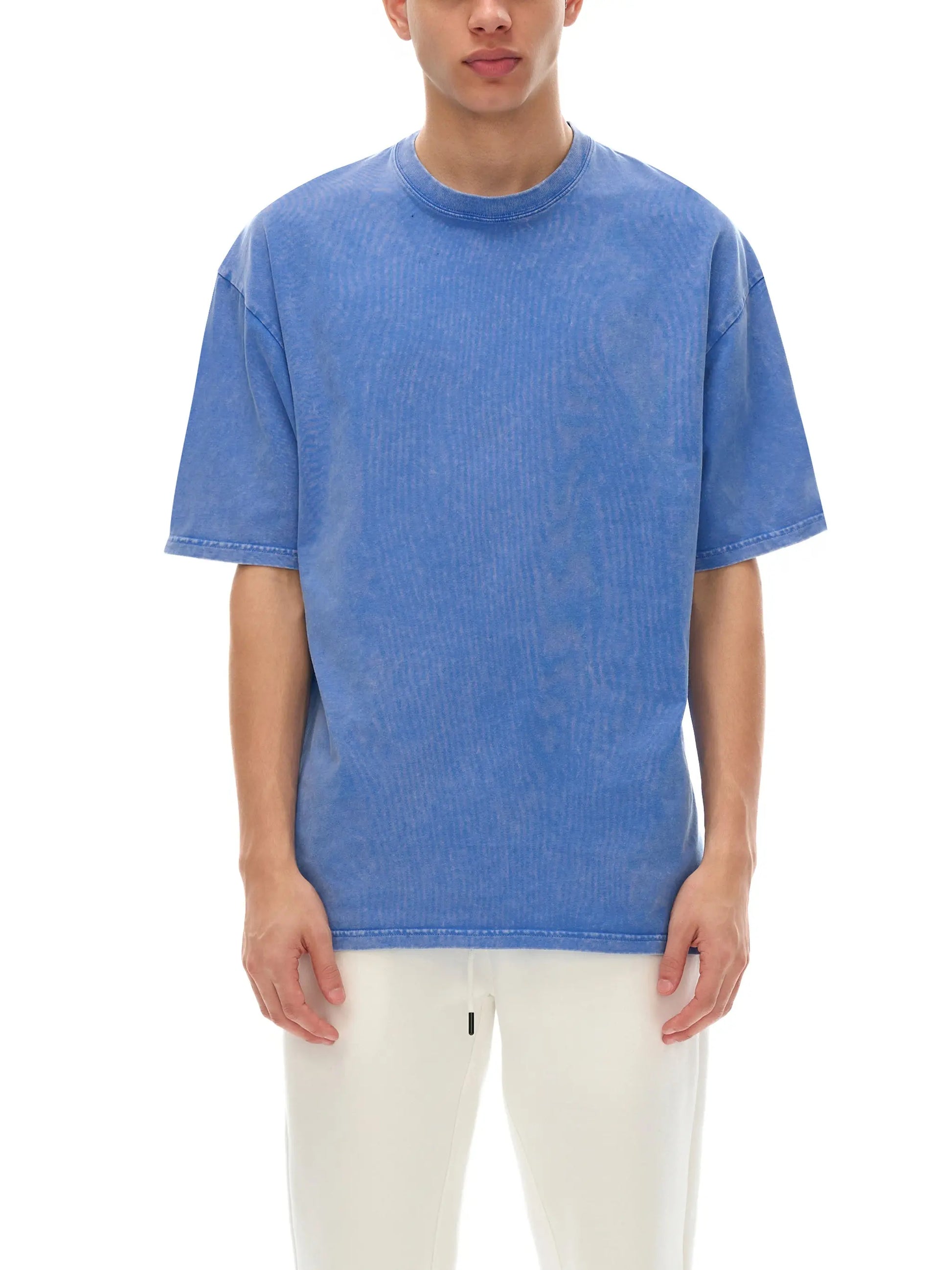 Snow Washed Oversized Cotton T-Shirt ODMPOD